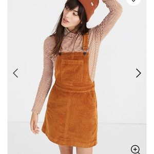 Madewell Corduroy Overall Dress